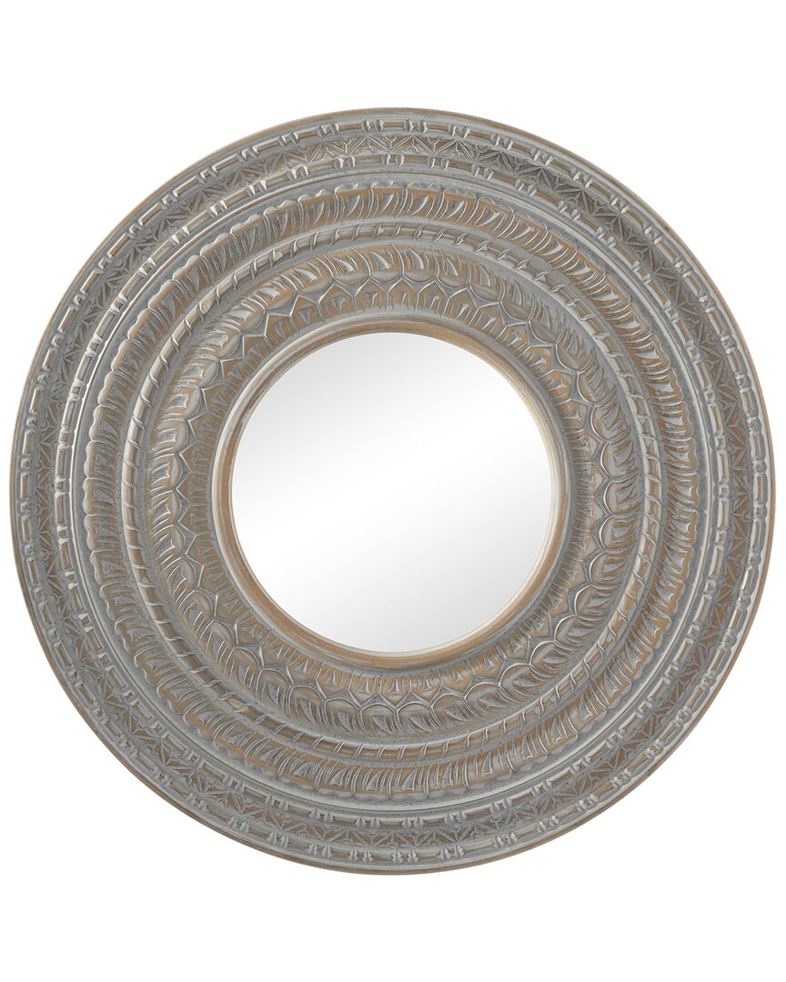 Peyton Lane French Country Wall Mirror In Gray