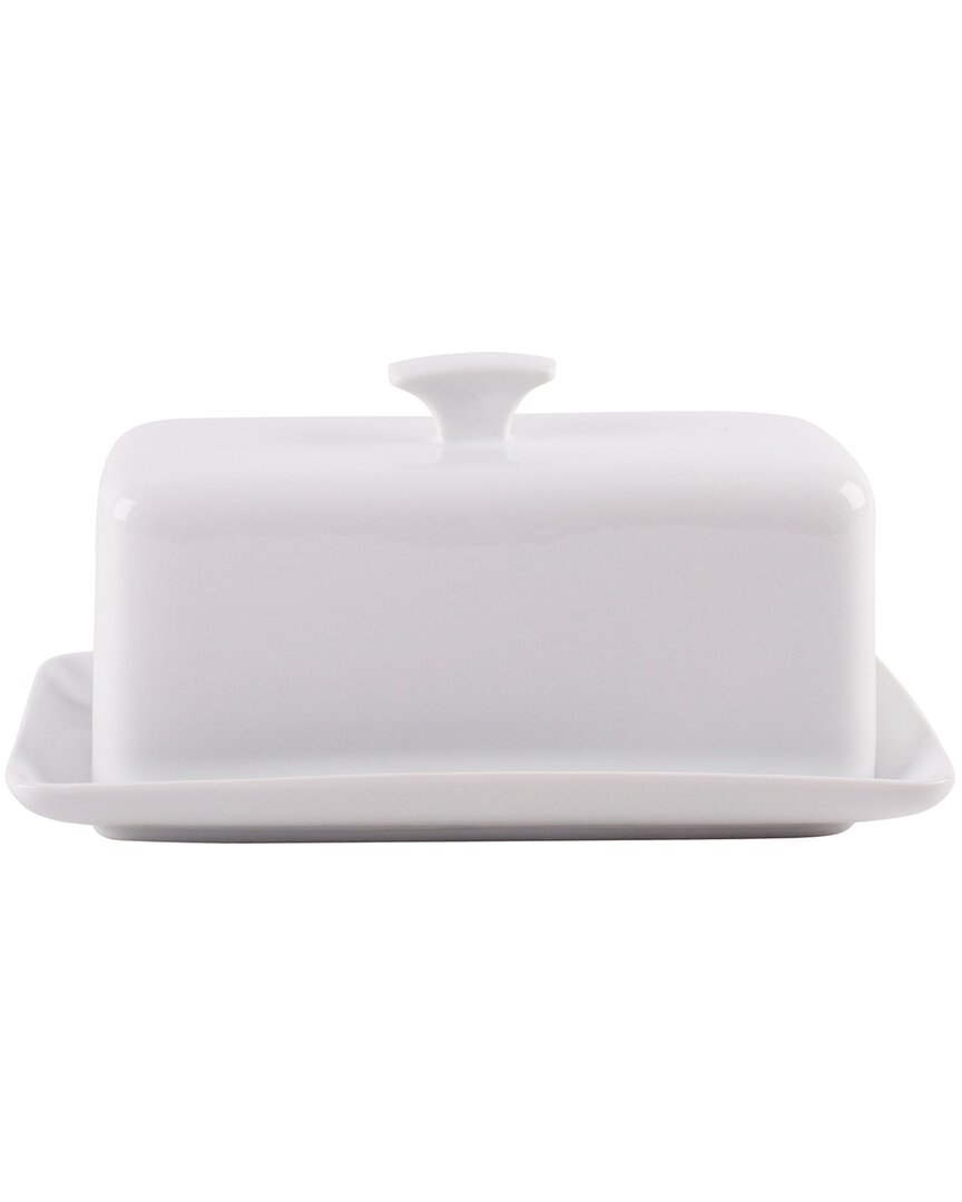 Shop Home Essentials Dnu Unprofitable  Ff 8in Covered Butter Dish In White