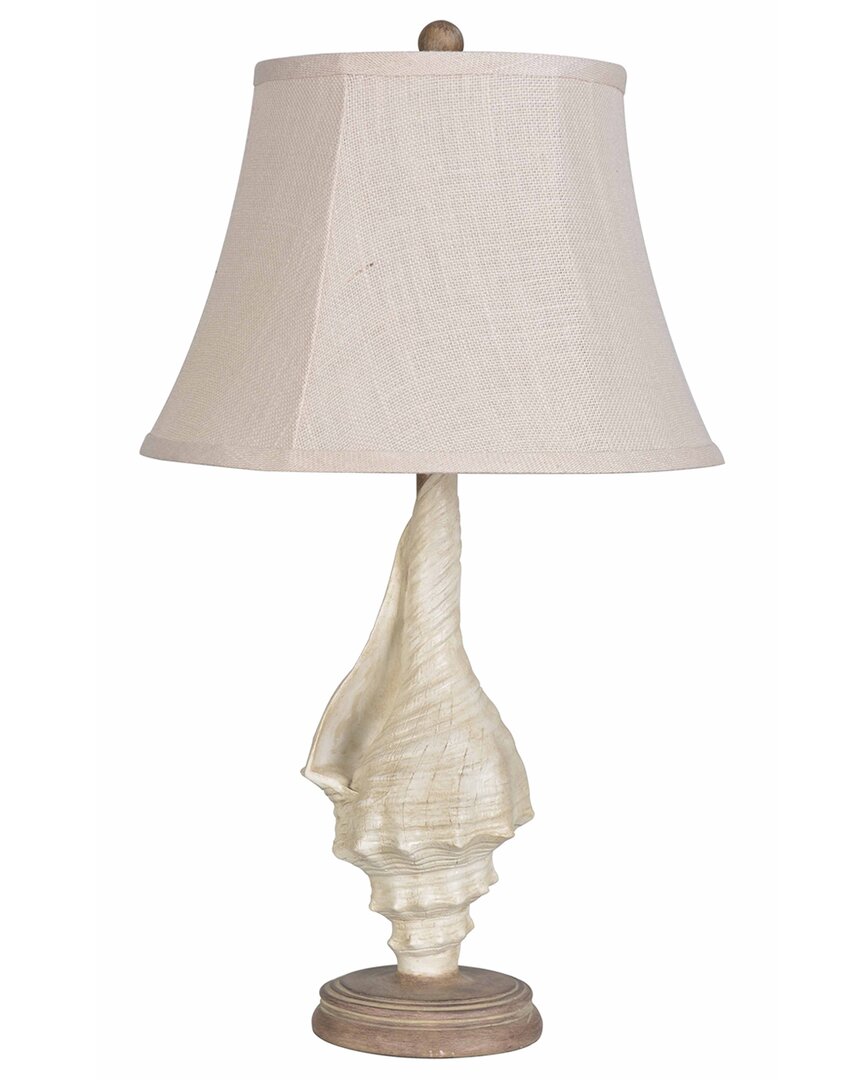 Lamps Per Se Set Of Two 28in Polyresin Table Lamps With Burlap Shade