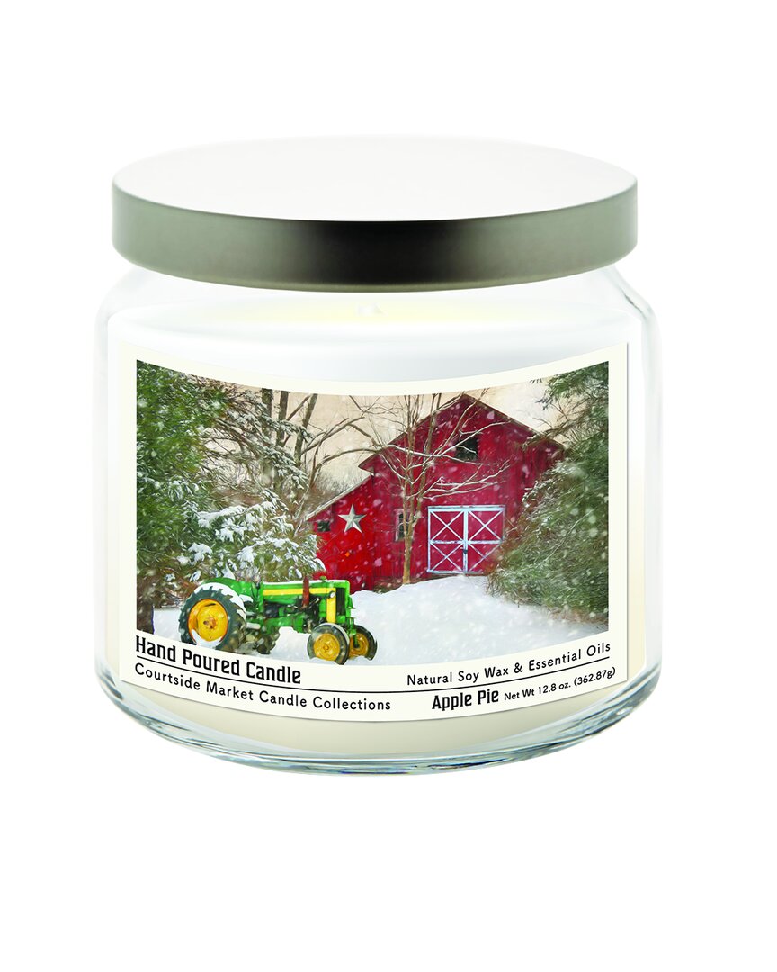 Courtside Market Wall Decor Courtside Market Winter At The Barn Hand-poured Soy Wax Candle In Multi