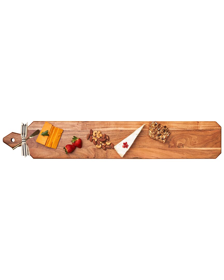 Maple Leaf At Home Acacia Heirloom Board With Spreader