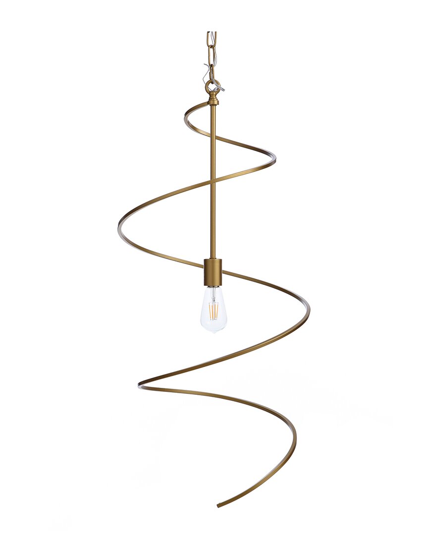 Harp & Finial Lighting Avila Pendant In Gold