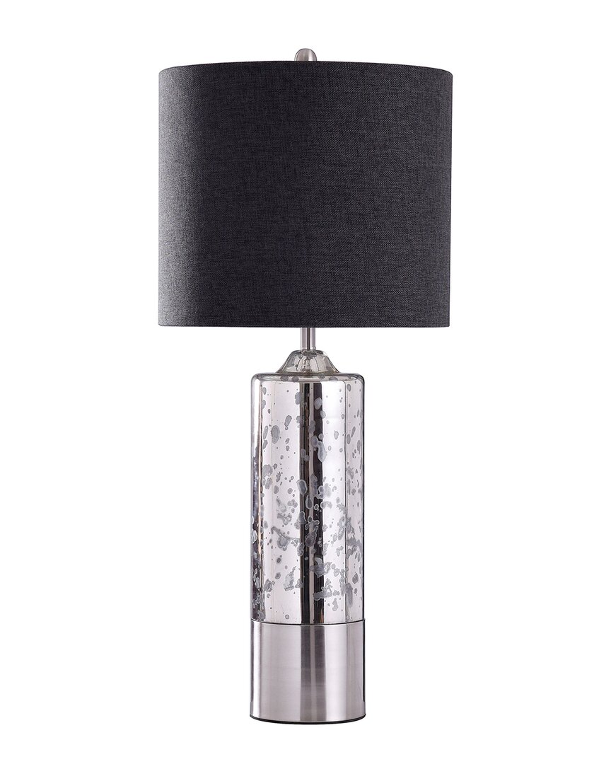 Harp & Finial Lighting Marbella Table Lamp In Silver