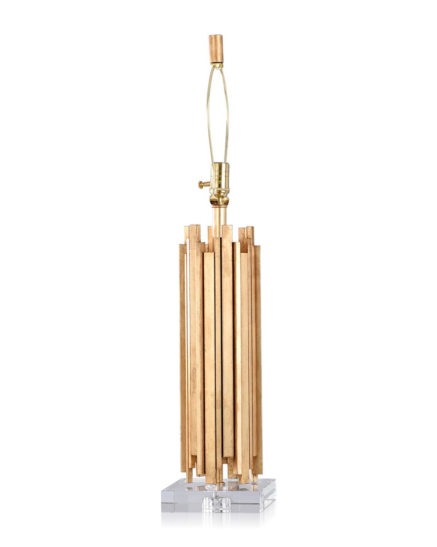 Harp & Finial Lighting Venetian Table Lamp In Gold