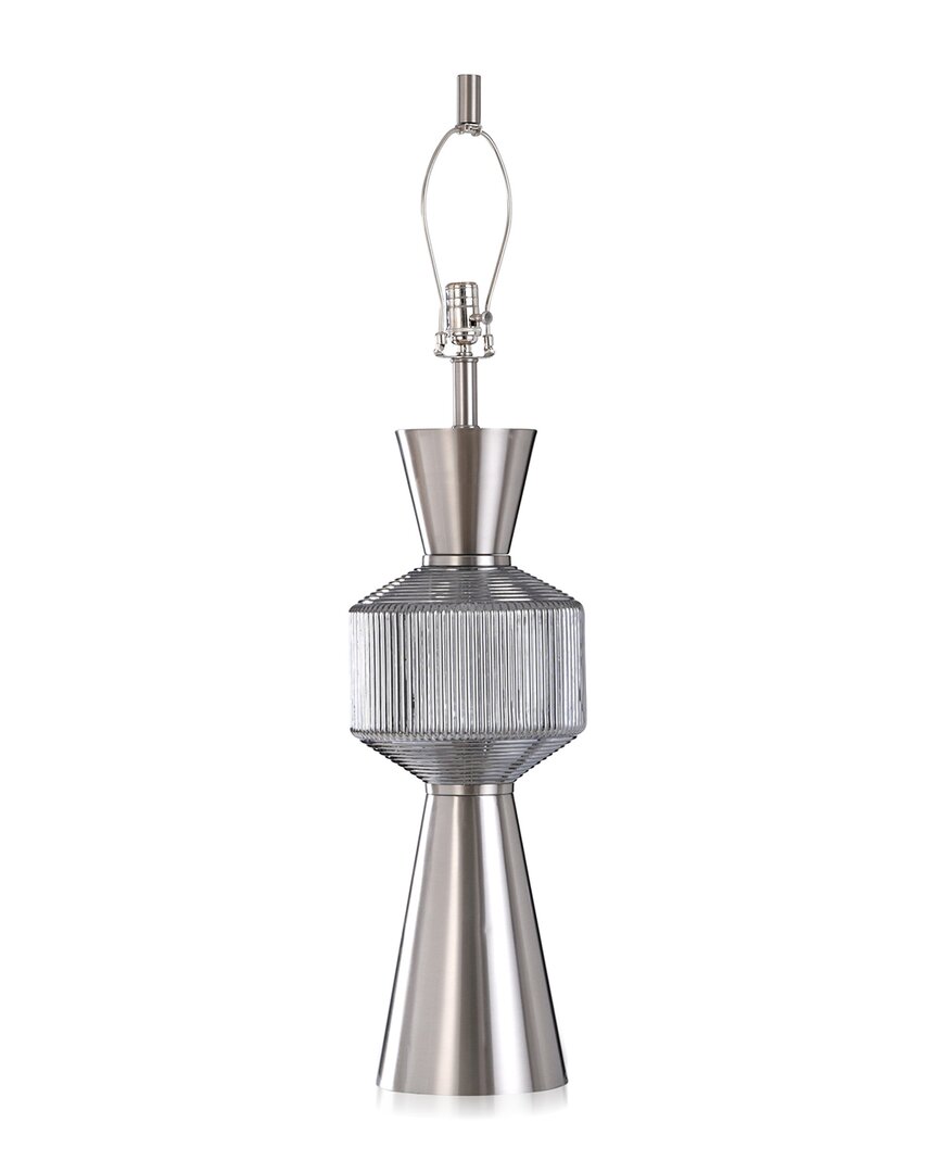 Harp & Finial Lighting Karla Table Lamp In Silver
