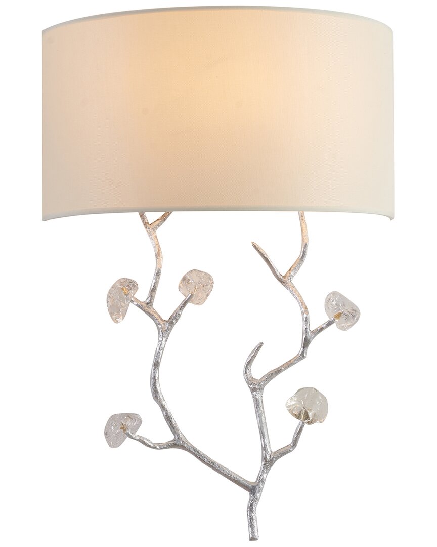 Shop Bethel International Wall Sconce In Silver