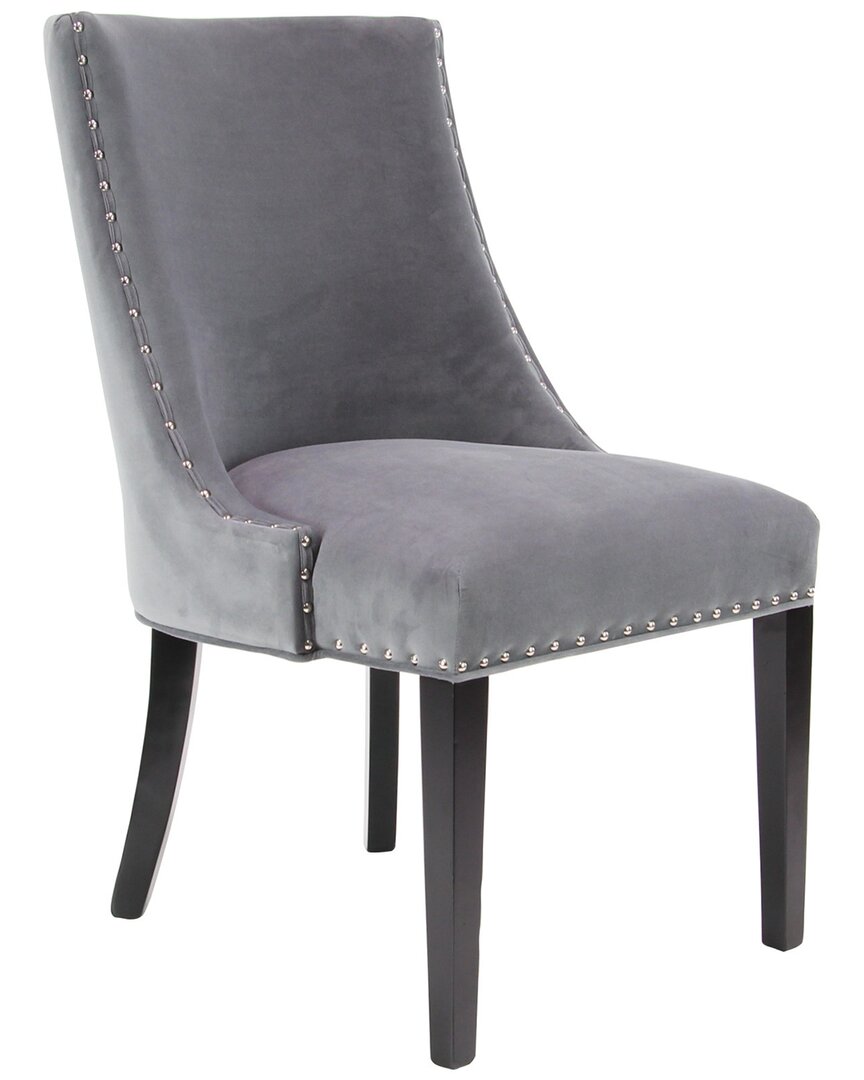 Peyton Lane Traditional Solid Wood Dining Chair In Gray
