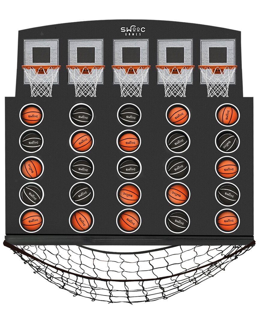 Swooc Games Low Post Lineup Basketball 4-in-a-row In Black