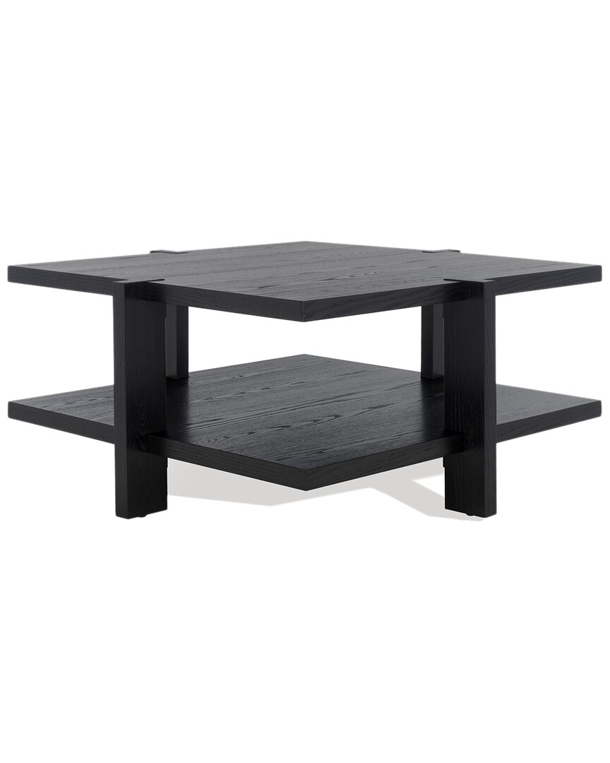 Safavieh Couture Quigley Square Coffee Table In Black
