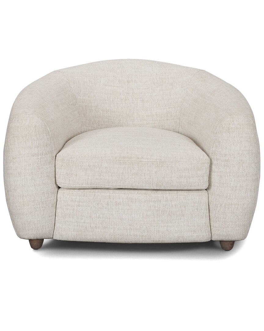 Mercana Valentina Upholstered Curved Accent Chair