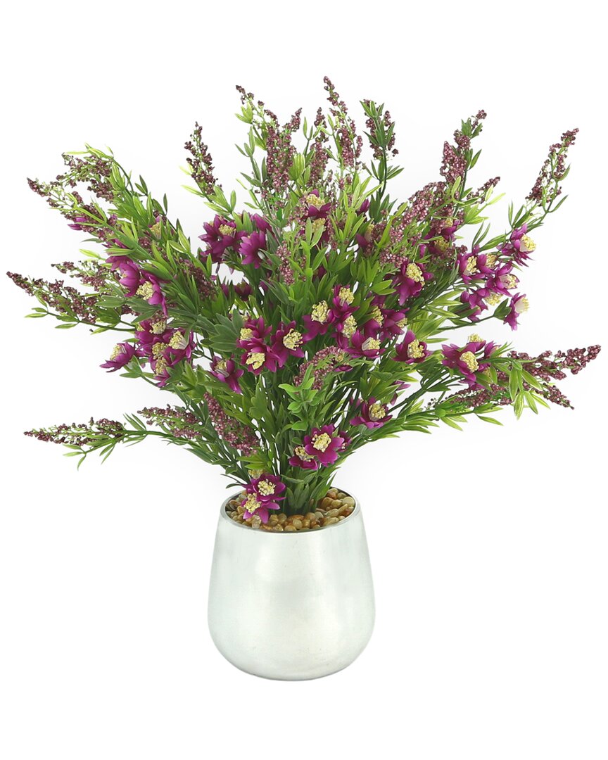 Creative Displays Purple Heather Floral Arrangement In Multi
