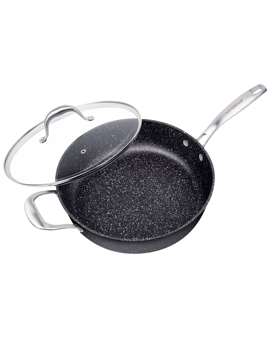 Masterpan Nonstick Granite Look Saute Pan With Glass Lid