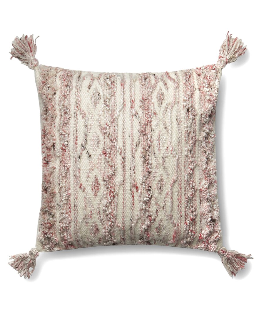 Justina Blakeney X Loloi Collection Pillow In Pink