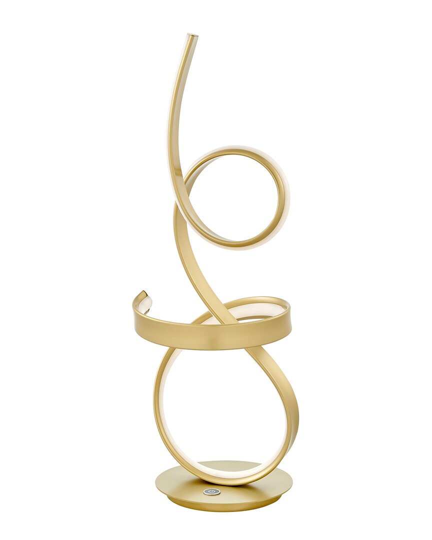 Finesse Decor Amsterdam Gold Table Lamp In Gold