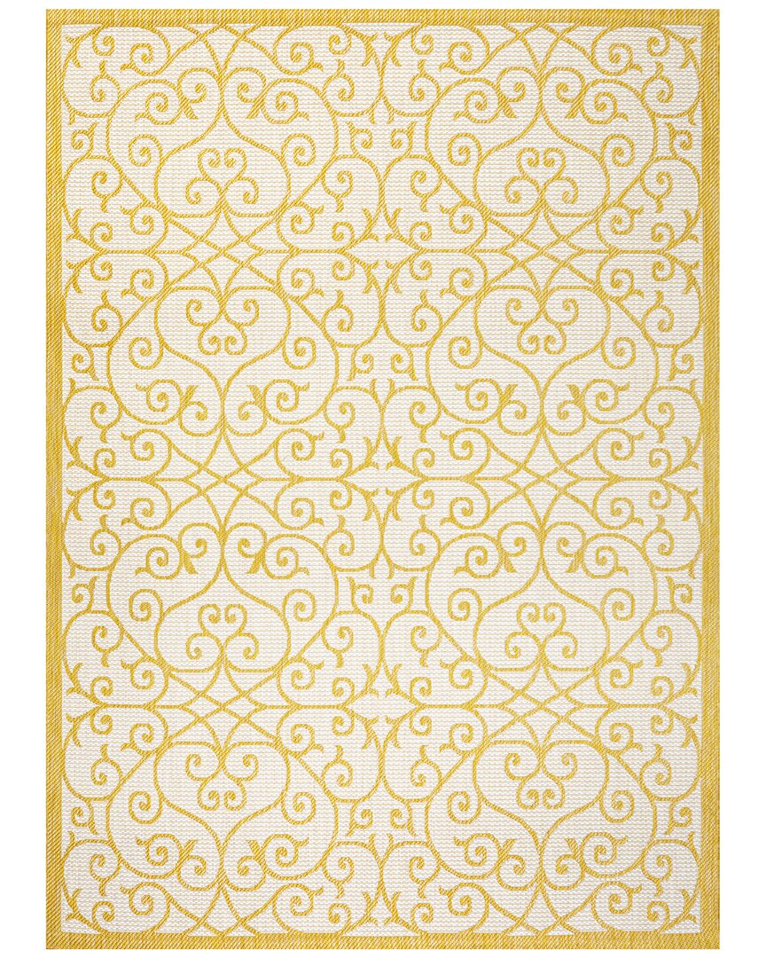 Shop Jonathan Y Designs Madrid Vintage Indoor/outdoor Rug In Cream