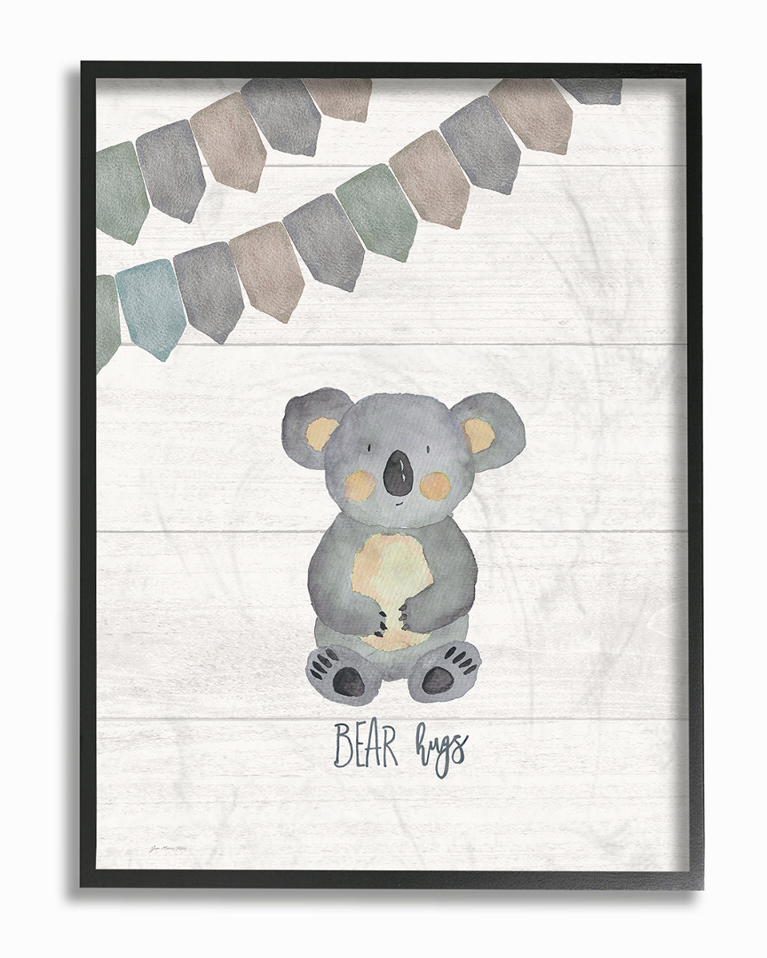Stupell Bear Hugs By Jo Moulton Framed Art