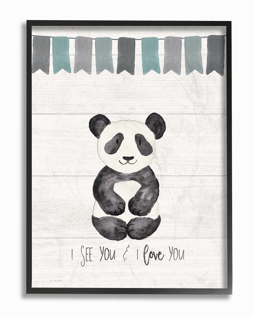 Stupell I See You Panda By Jo Moulton Framed Art