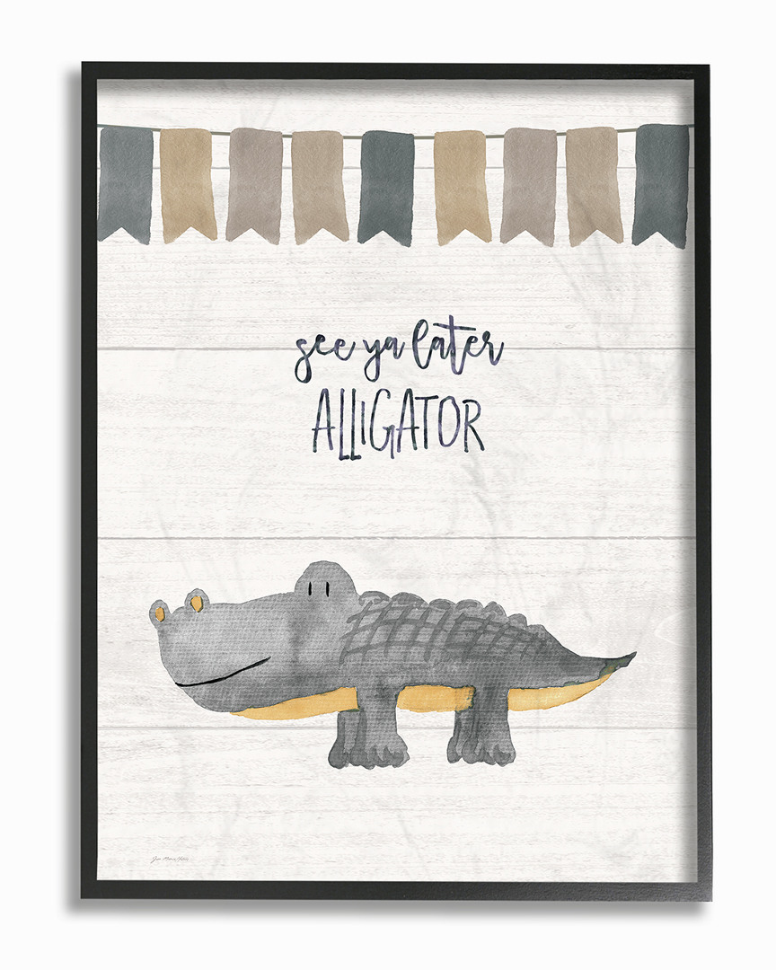 Stupell See Ya Later Alligator By Jo Moulton Framed Art