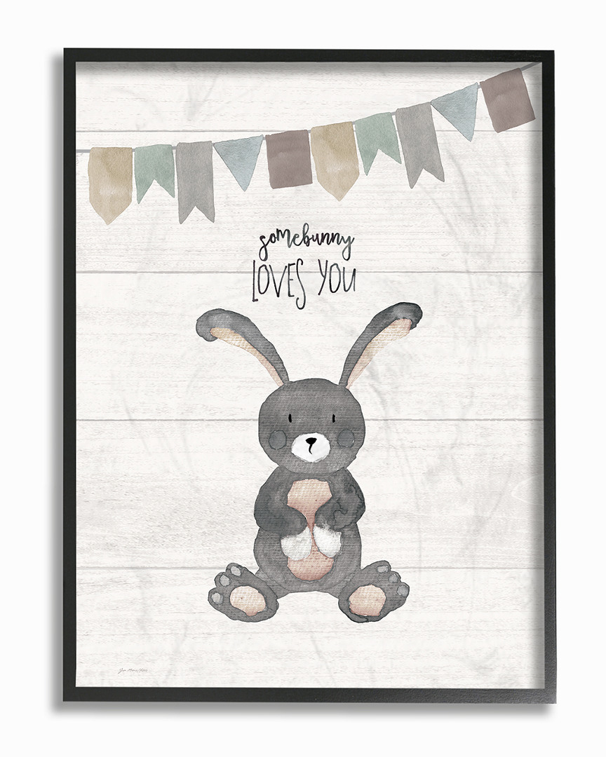 Stupell Somebunny Loves You By Jo Moulton Framed Art