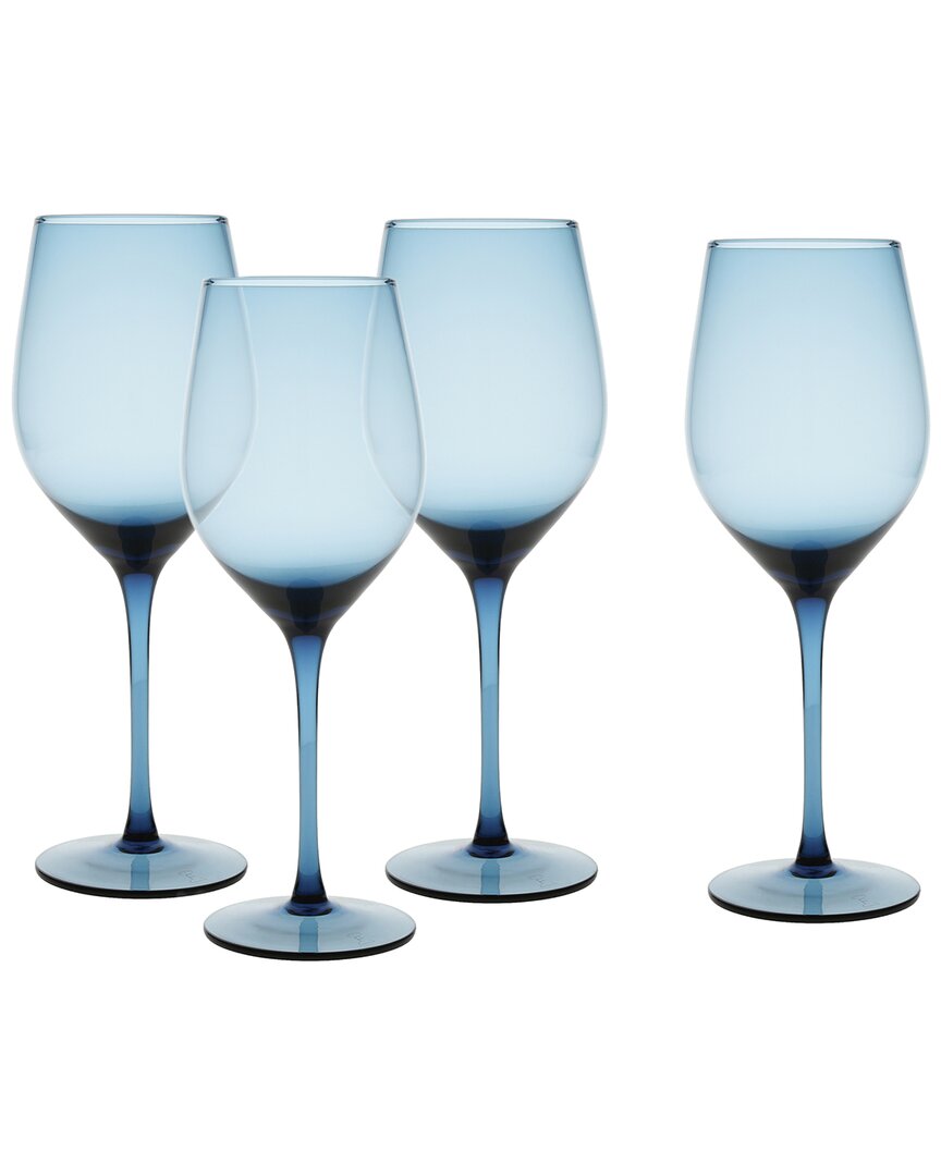 Fortessa Gala Universal Wine Glasses, Set Of 4 In Blue