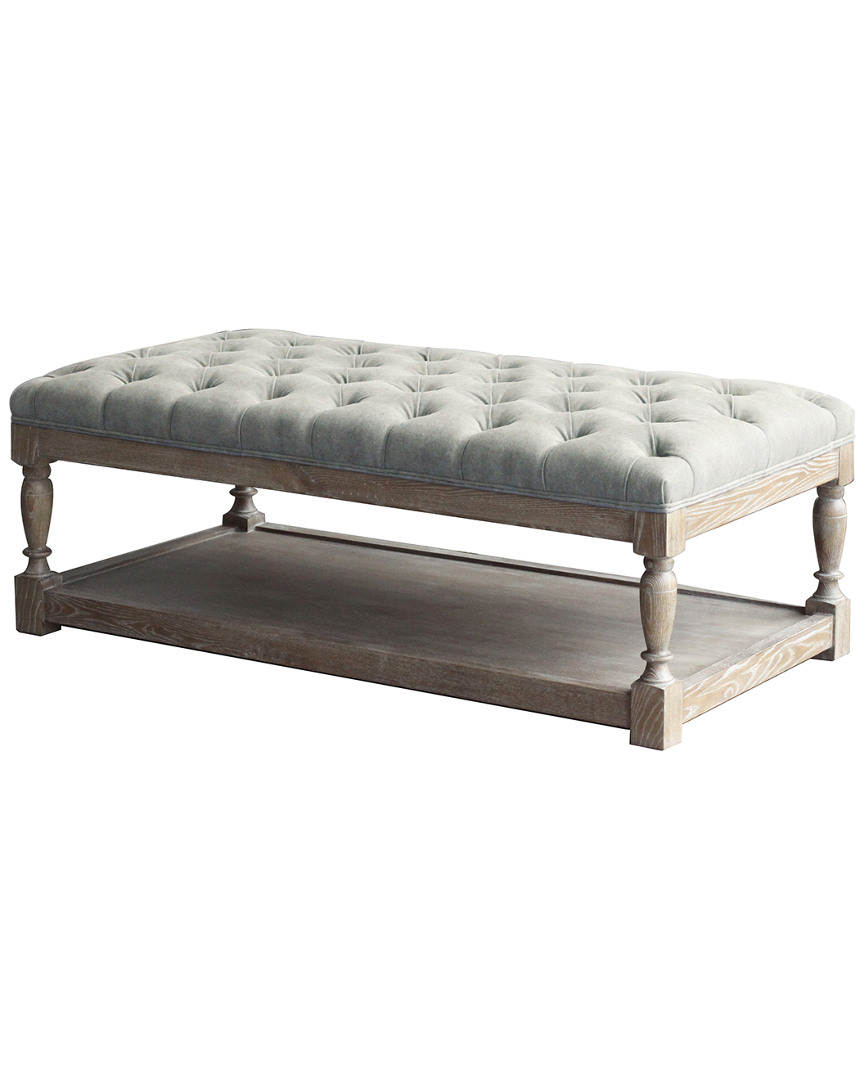 Rustique By Pangea Athena Rectangular Coffee Table