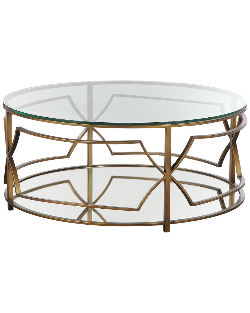 Rustique By Pangea 2-tiered Coffee Table
