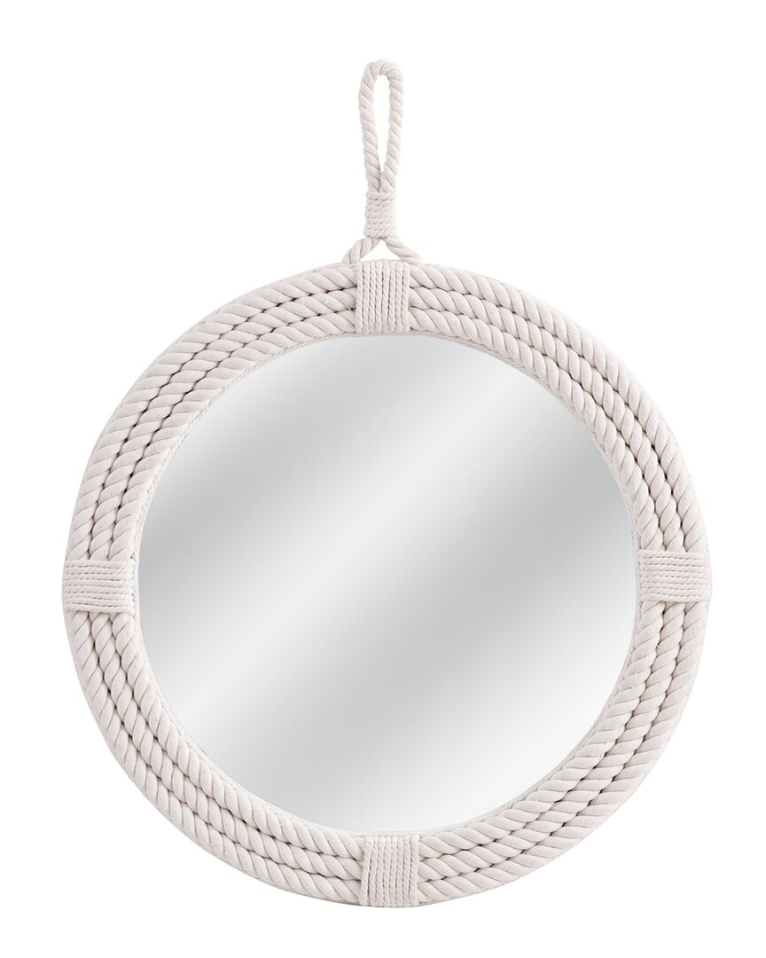 Bassett Mirror Guedry Wall Mirror In White
