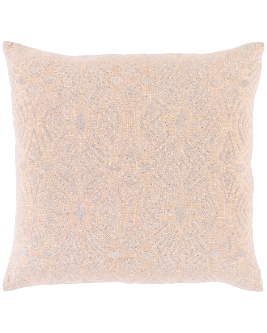 Surya Accra Polyester Pillow In Peach