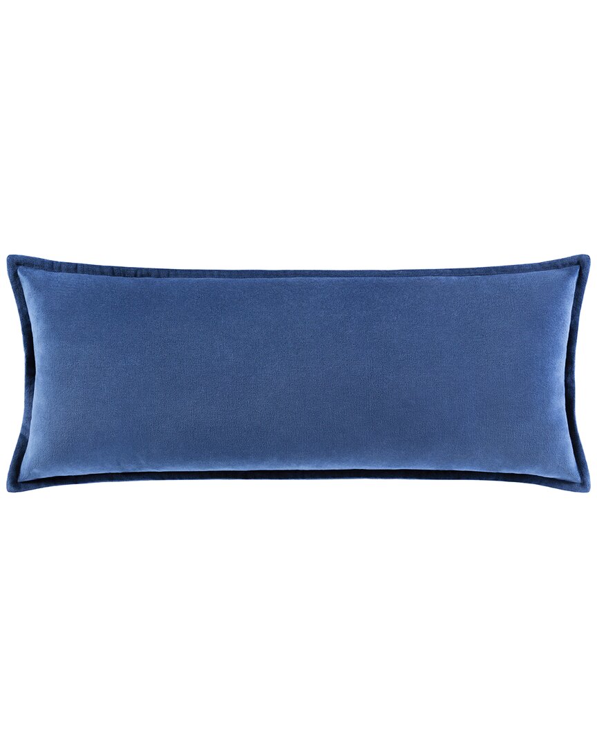 Surya Cotton Pillow Cover In Navy