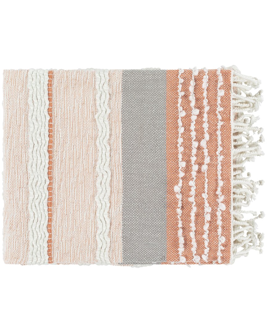 Surya Manteo Throw In Coral