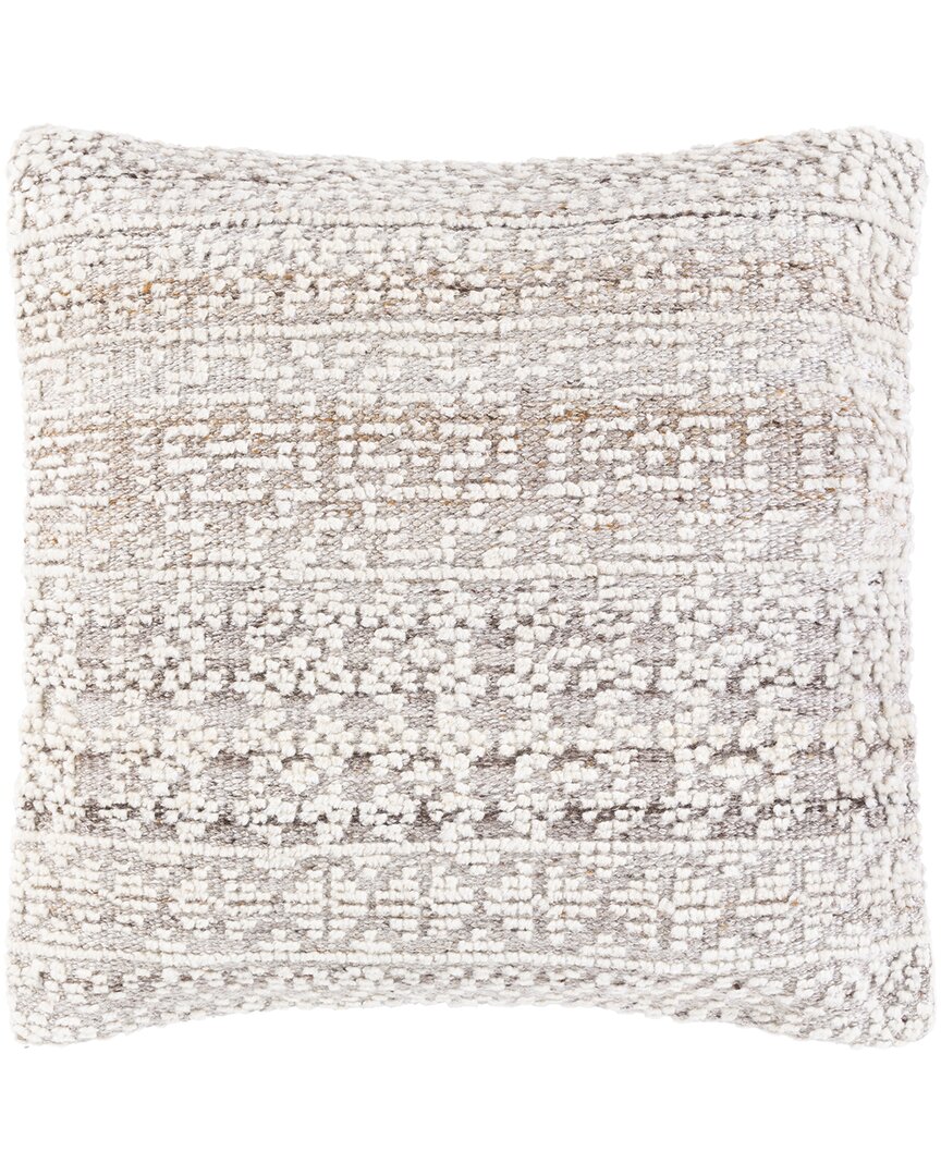 Surya Nobility Down Pillow In Beige