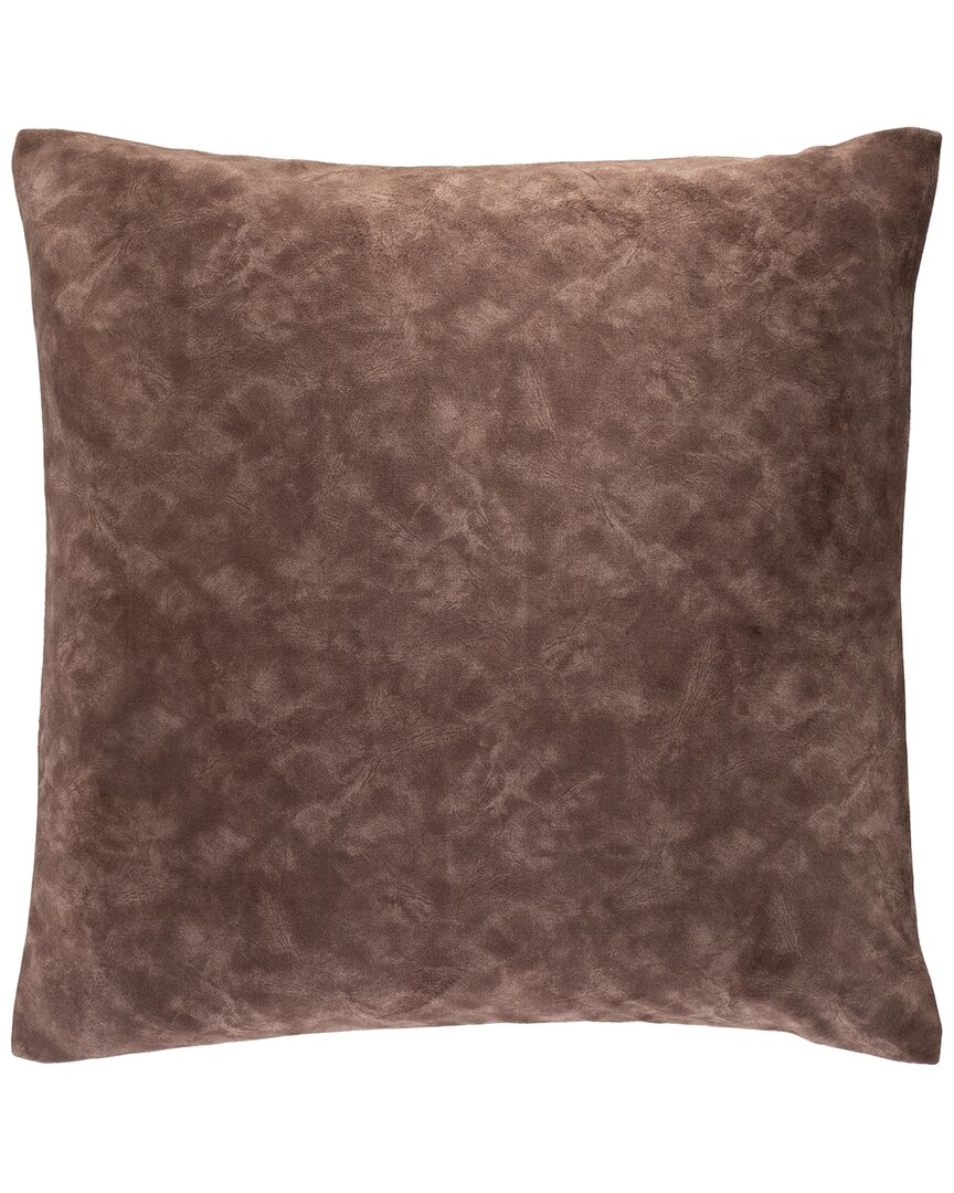 Surya Collins Down Pillow In Brown