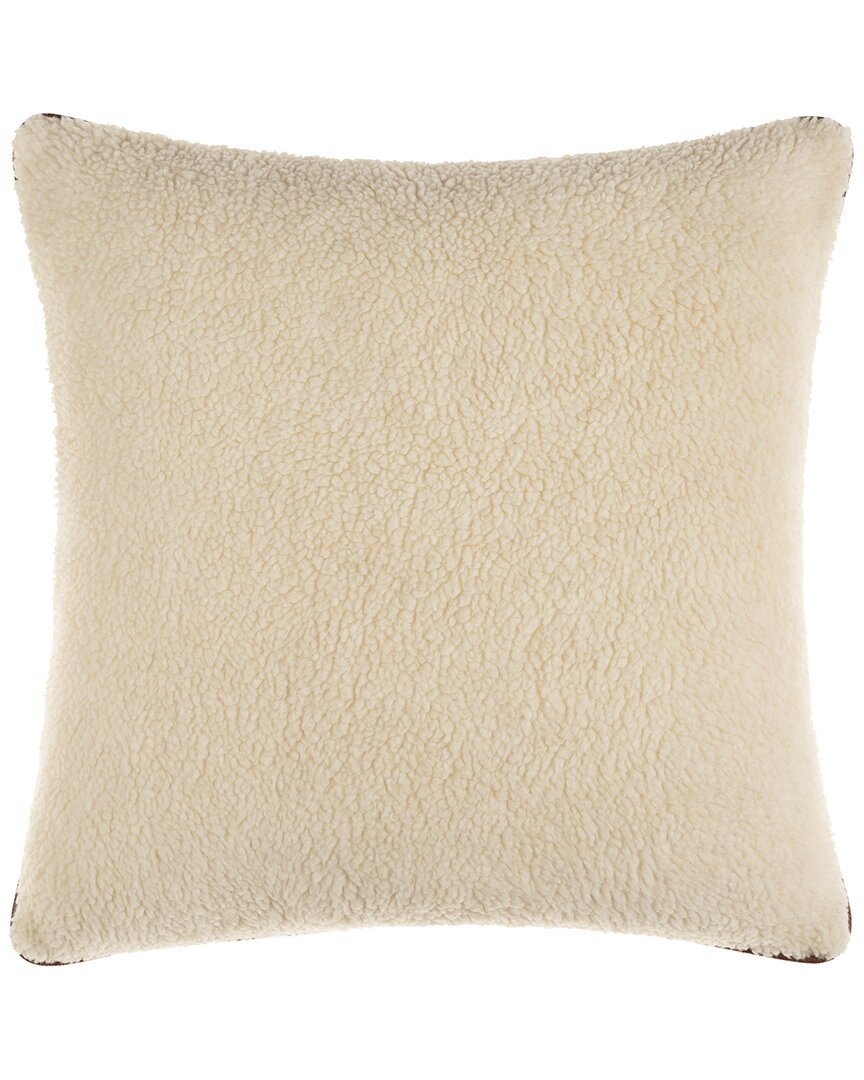 Shop Surya Shepherd Down Pillow In Cream