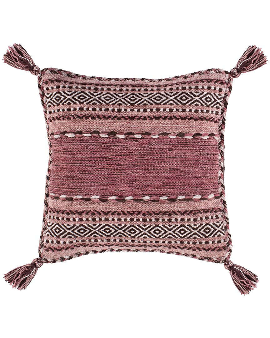 Surya Trenza Pillow Cover In Pink