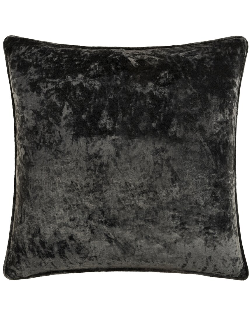 Surya Velvet Pillow Cover In Gray
