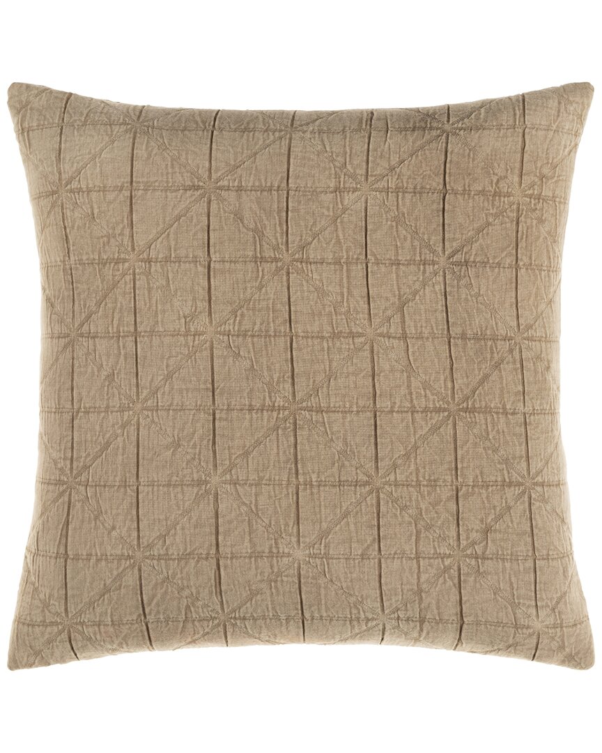 Surya Winona Polyester Pillow In Wheat