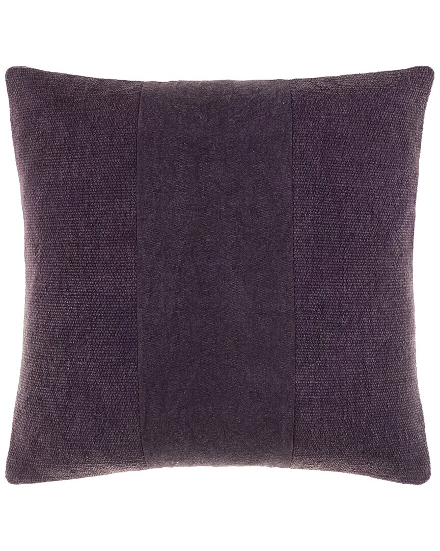 Surya Washed Down Pillow In Purple
