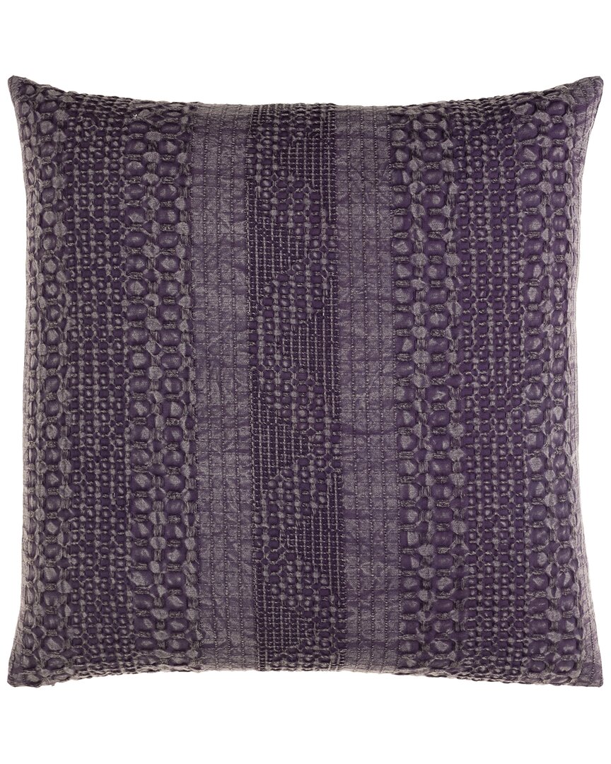 Shop Surya Washed Pillow In Purple