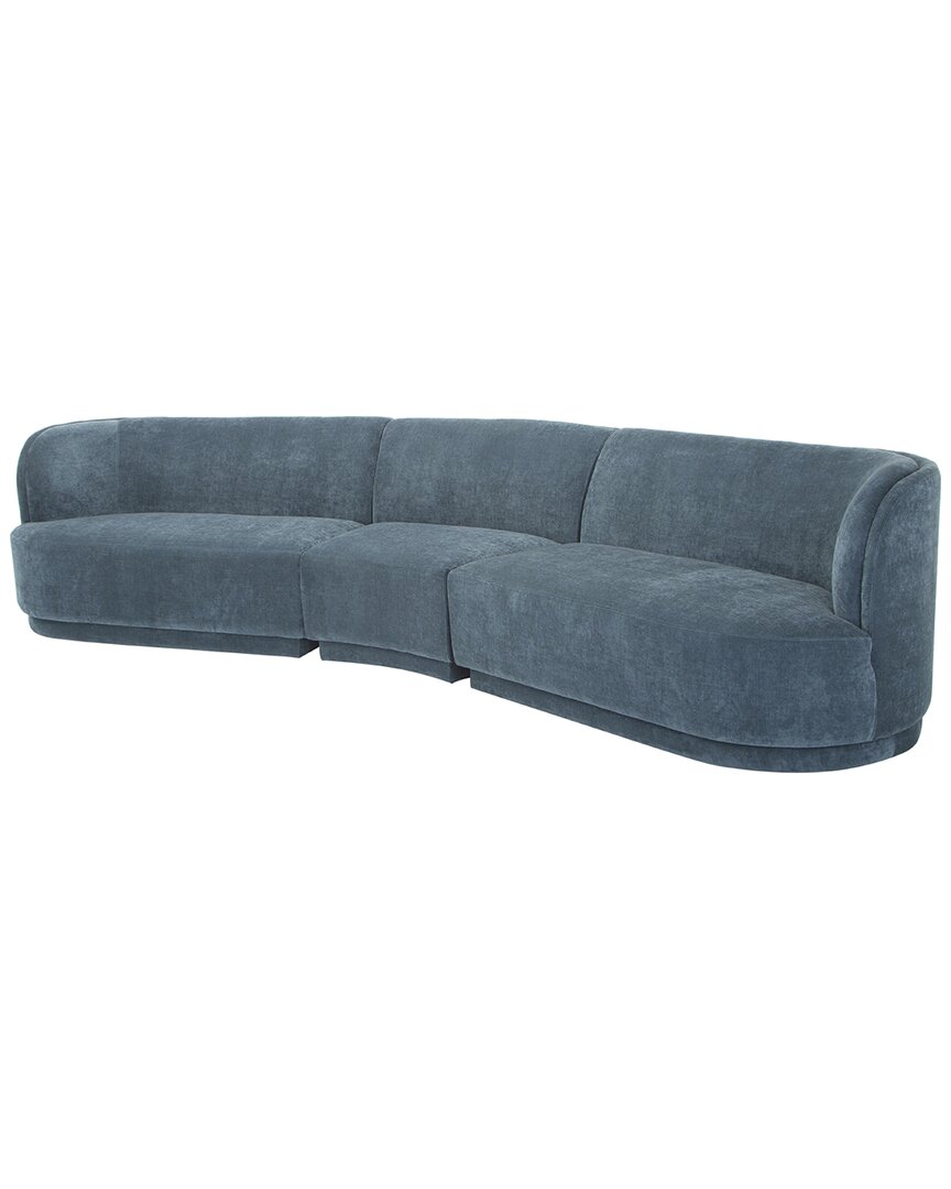 Moe's Home Collection Yoon Compass Modular Sectional In Blue