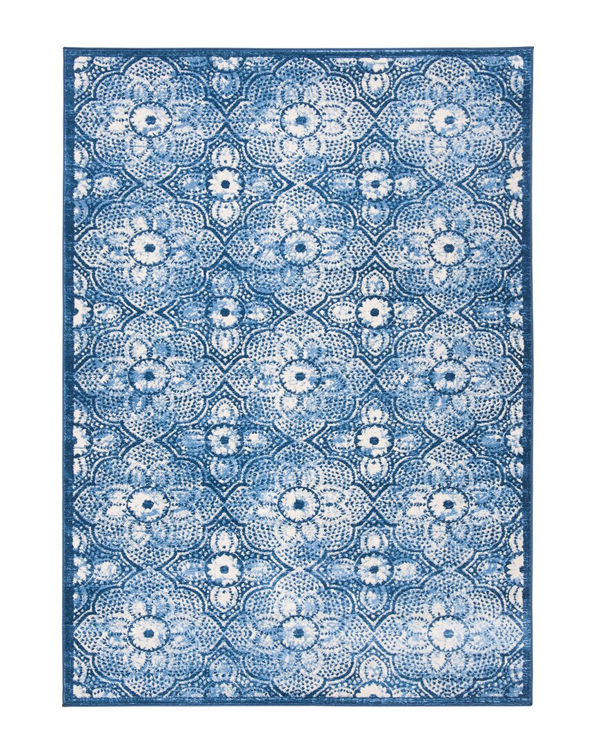Martha Stewart 28 Polypropylene & Jute Rug In Blue