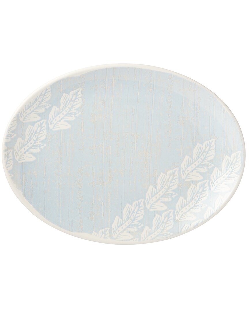Shop Lenox Textured Neutrals Leaf Platter