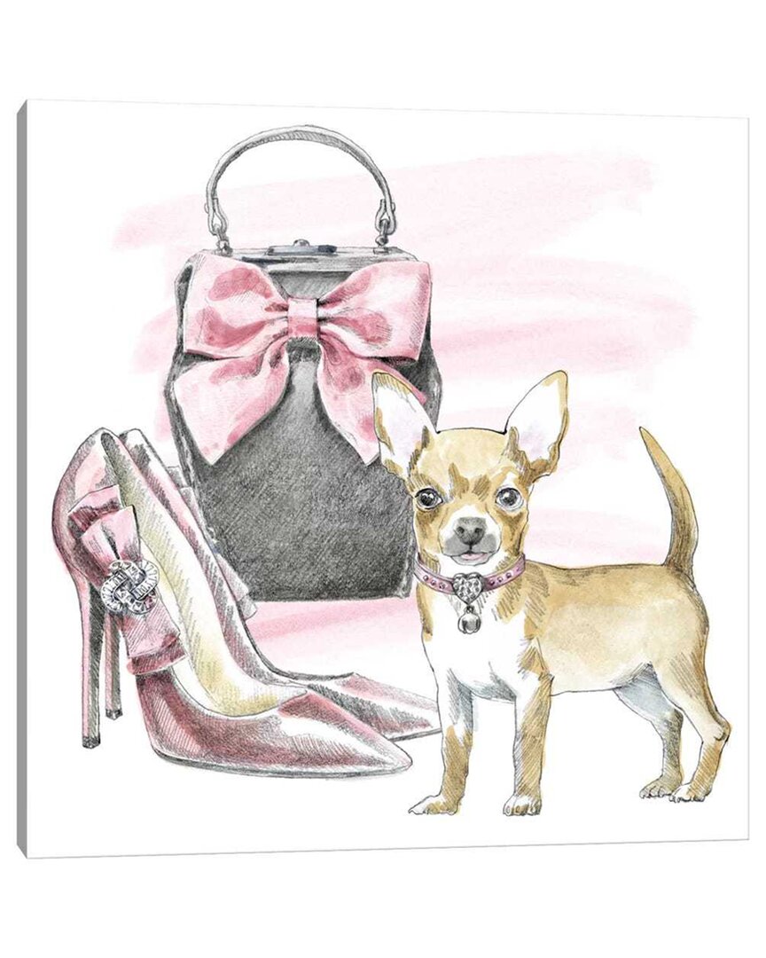 Icanvas Glamour Pups I By Beth Grove Wall Art