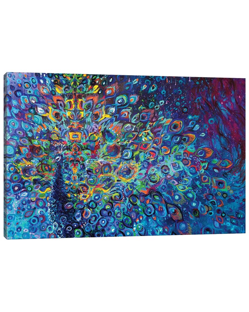 Icanvas Blue Avian By Iris Scott Wall Art