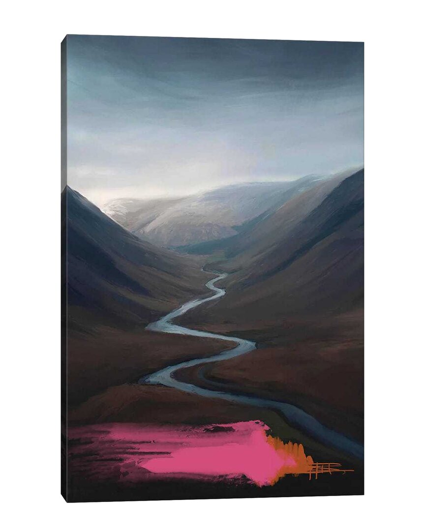 Icanvas One Way Out Pink By Juliana Loomer Wall Art