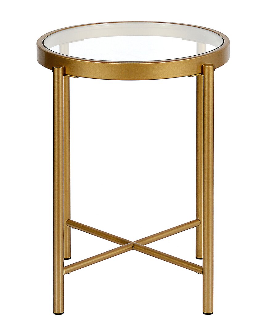 Abraham + Ivy Duxbury Side Table In Gold
