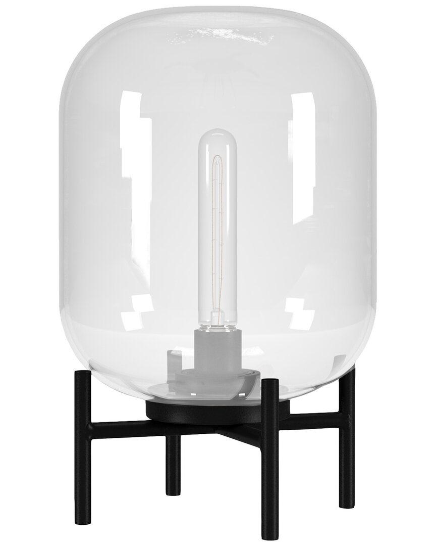 Abraham + Ivy Edison 15.38in Table Lamp In Black