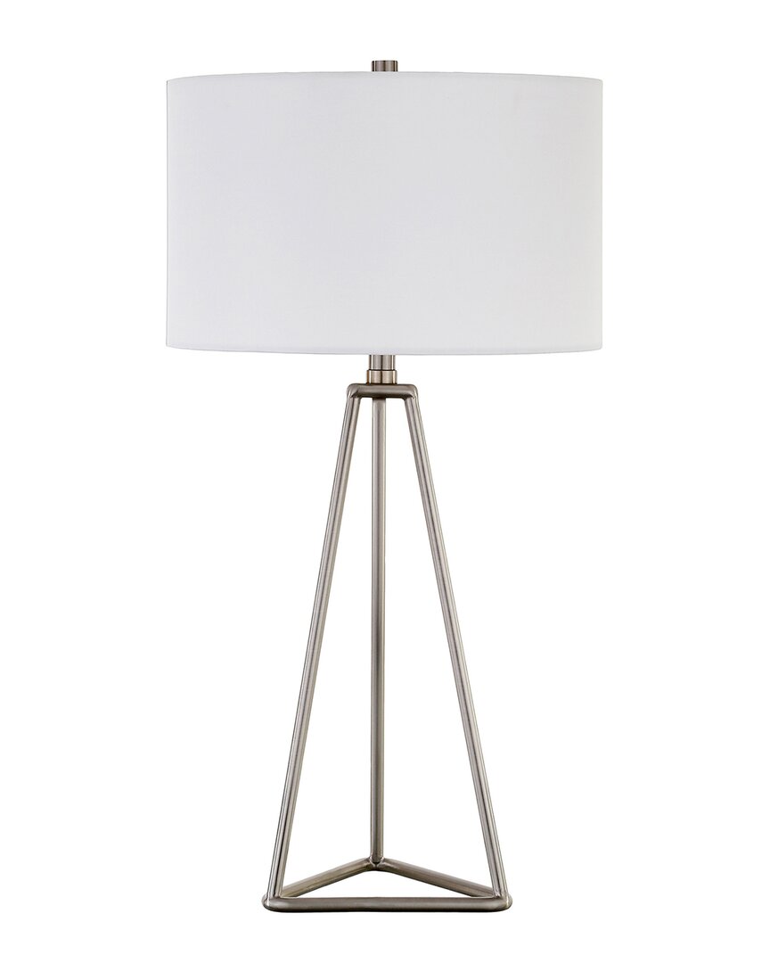Abraham + Ivy Gio Brushed Nickel Table Lamp