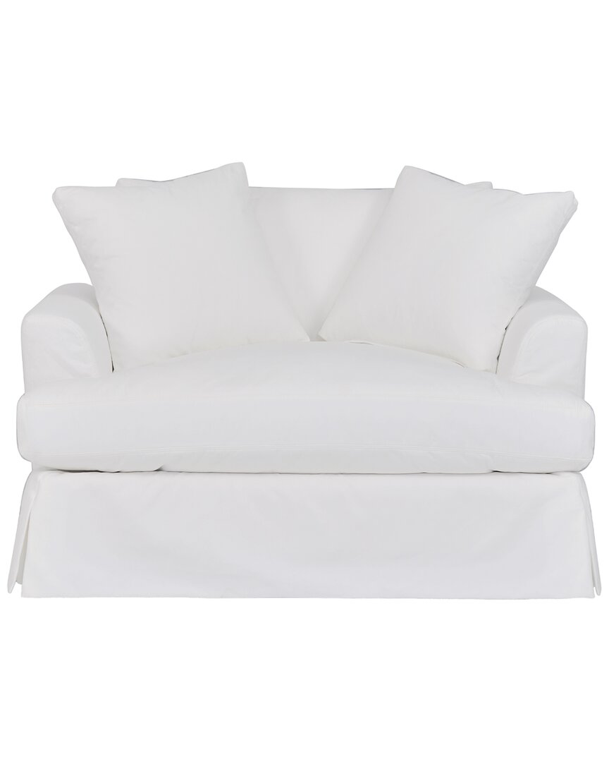 Armen Living Ciara 53 Upholstered Chair And A Half
