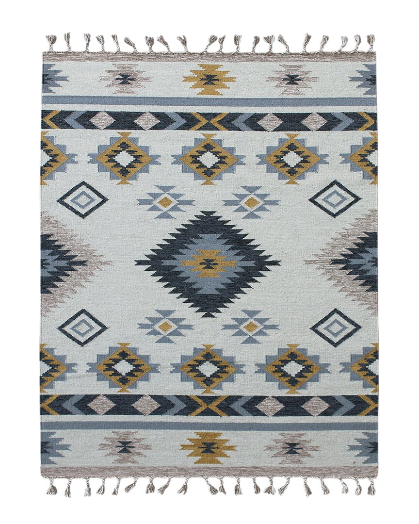 Ar Rugs Arielle Flatweave Wool Rug In Yellow