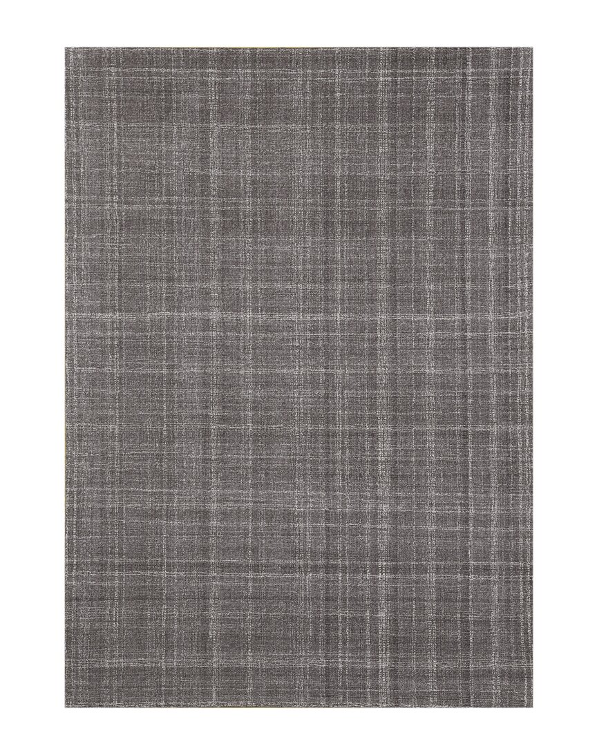 Ar Rugs Layla Hand-tufted Wool Rug In Graphite